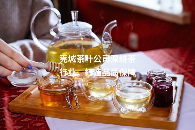 莞城茶叶公司深耕茶行业，打造品质保障