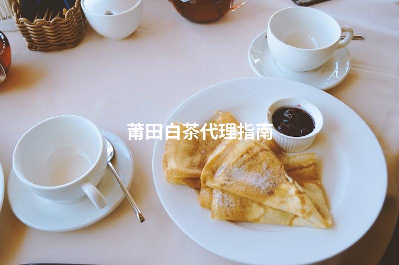 莆田白茶代理指南